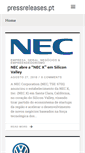 Mobile Screenshot of pressreleases.pt